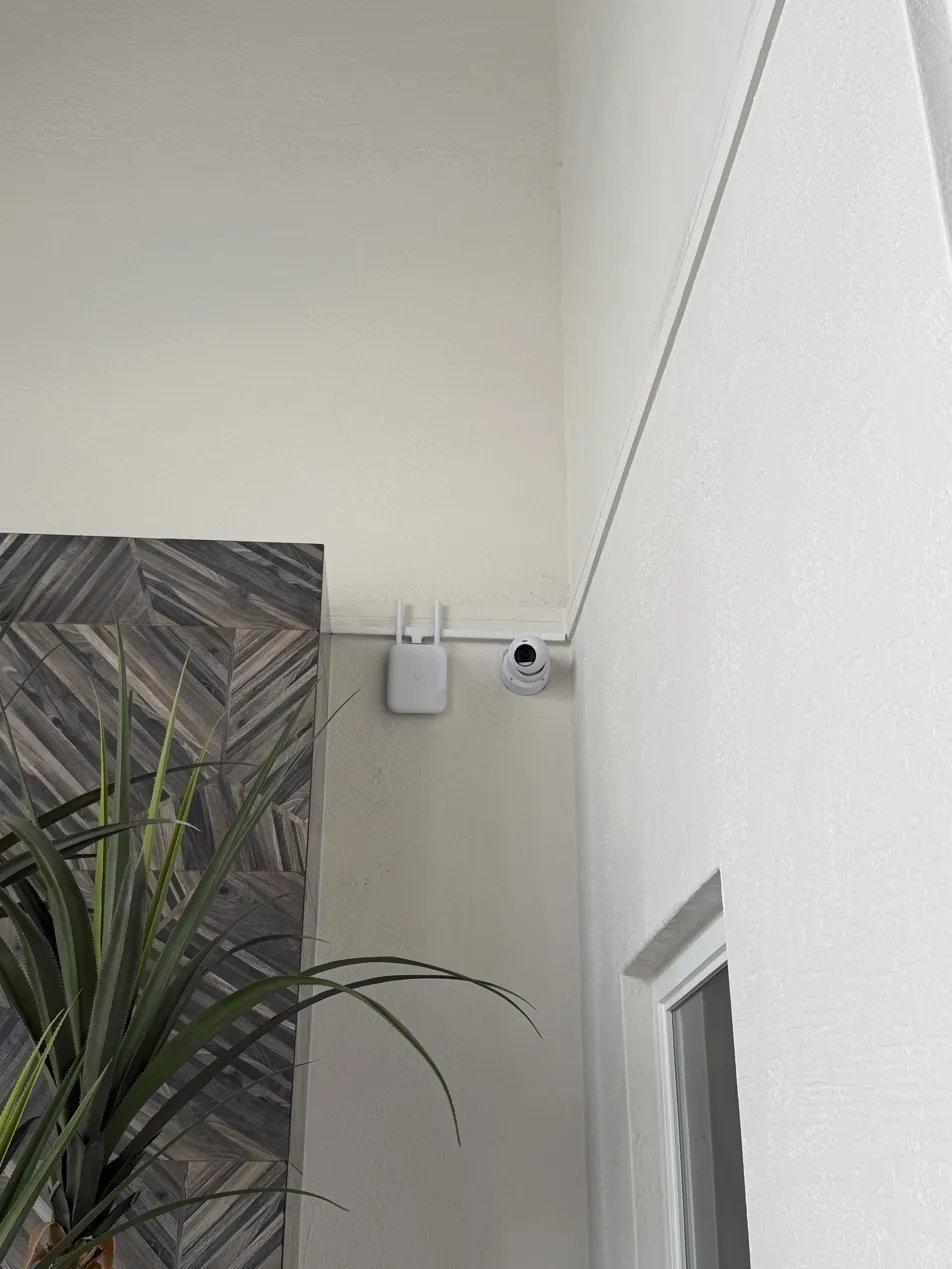 Outdoor camera installation
